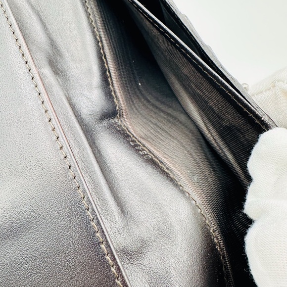 Gucci Long Sherry Line Silver clasp Wallet - Picture 8 of 10